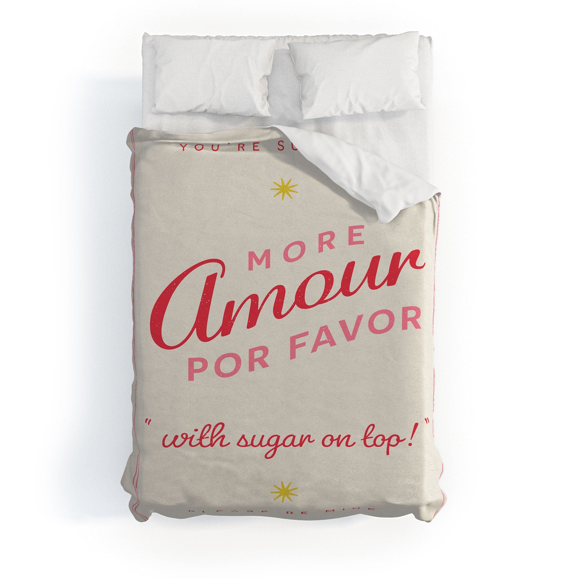 DENY Designs More Amour Duvet Cover