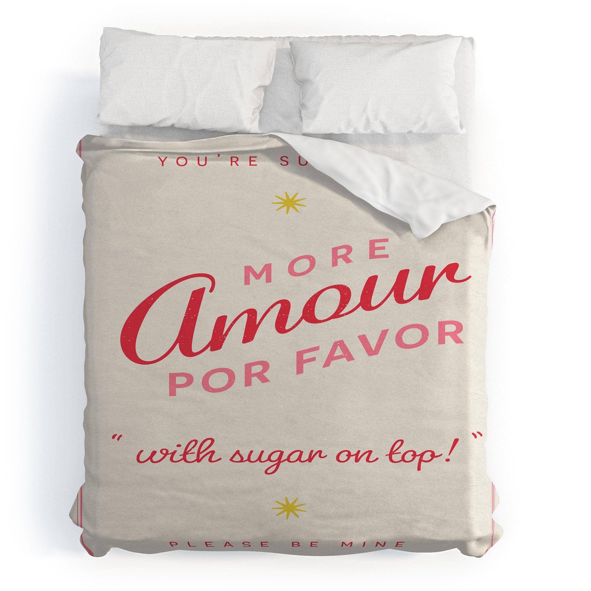 DENY Designs More Amour Duvet Cover