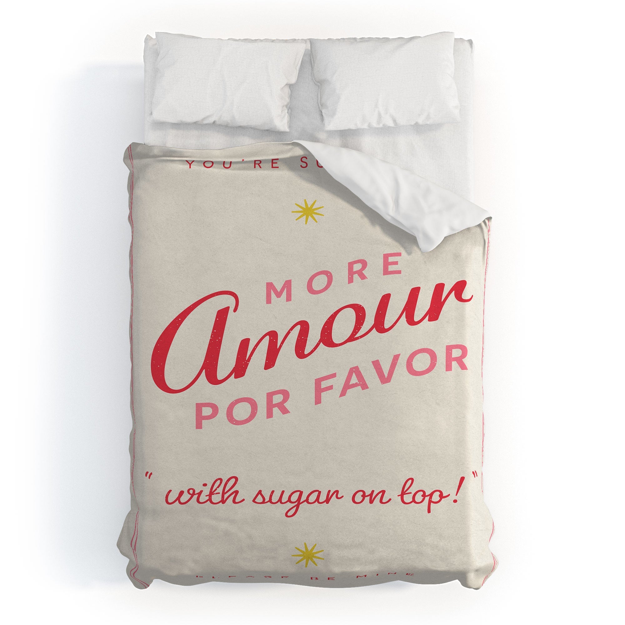 DENY Designs More Amour Duvet Cover