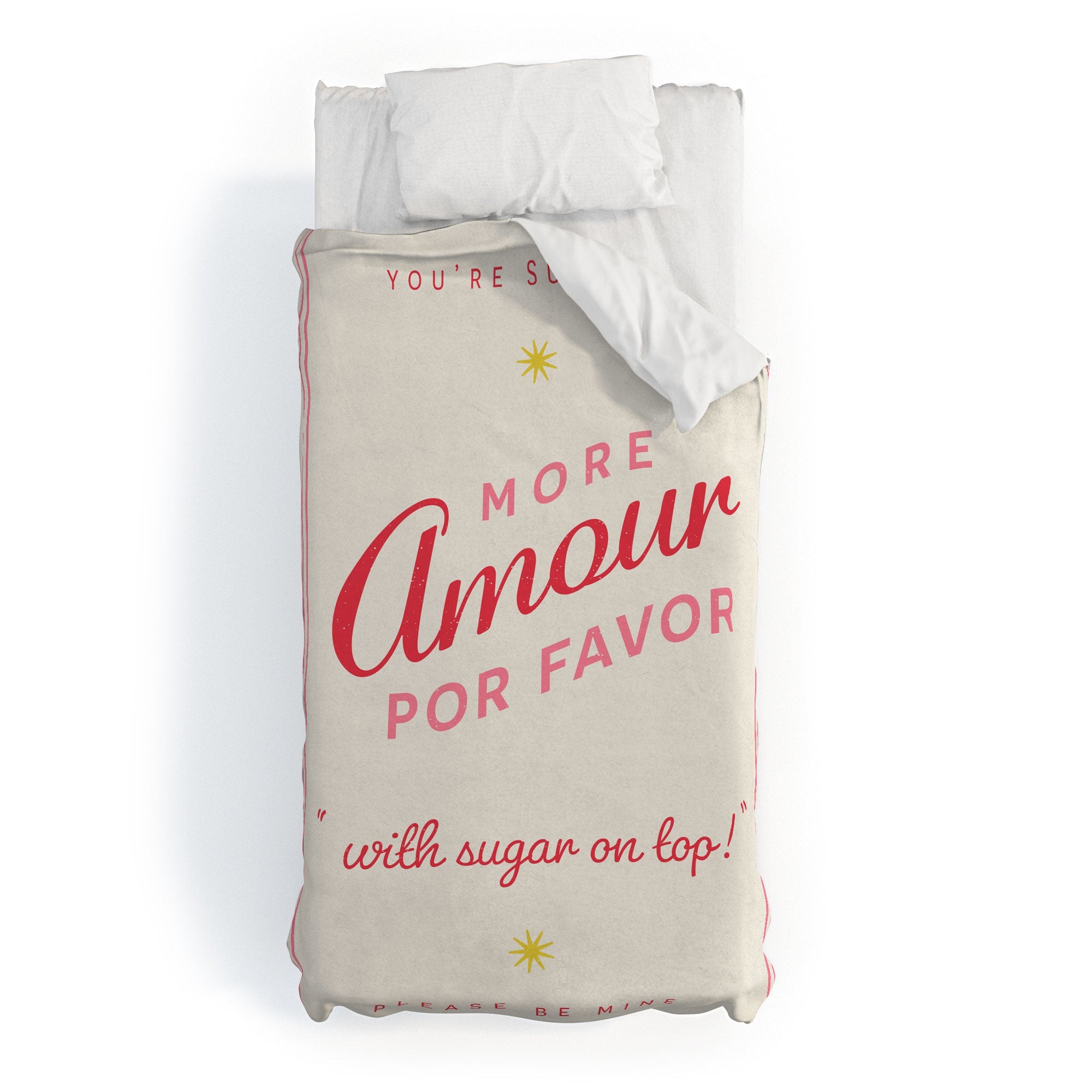 DENY Designs More Amour Duvet Cover
