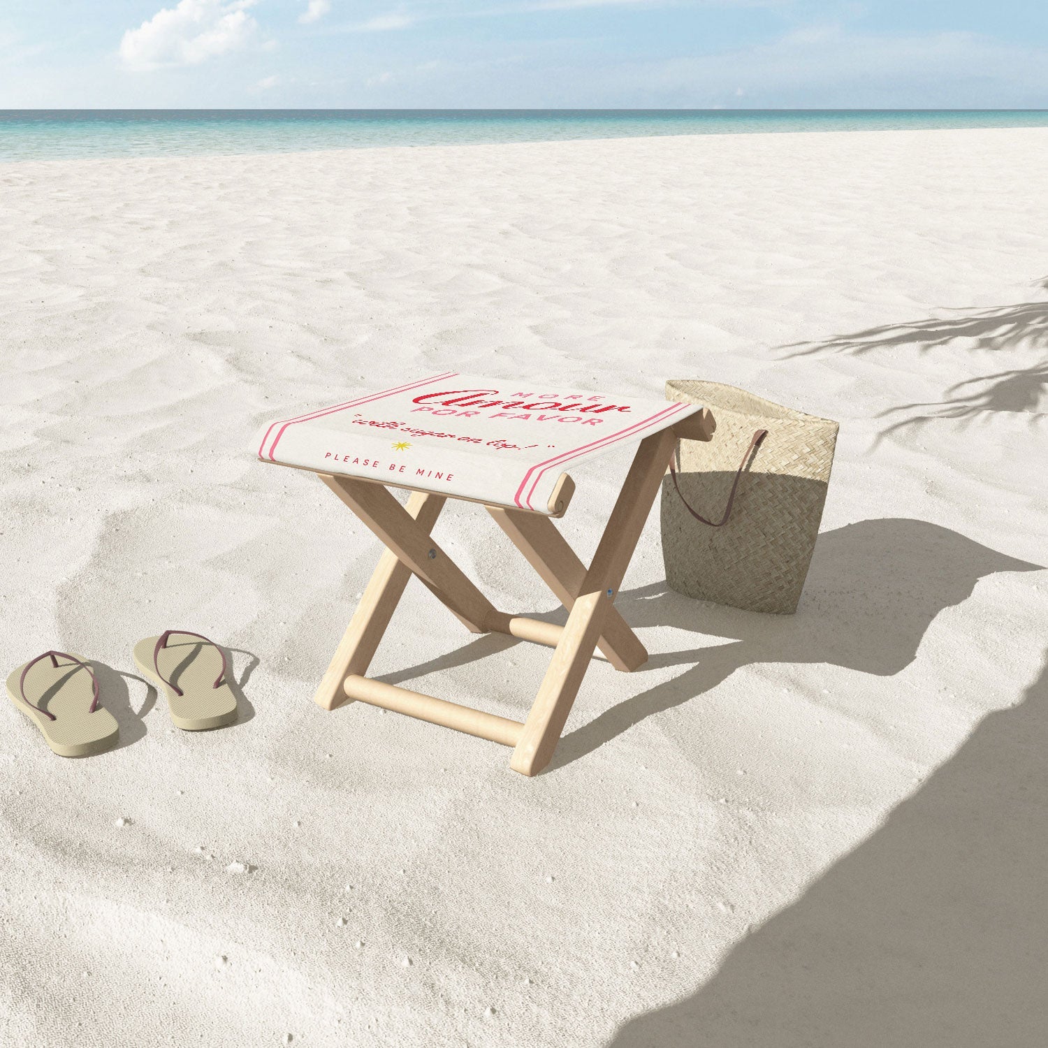 DENY Designs More Amour Folding Stool