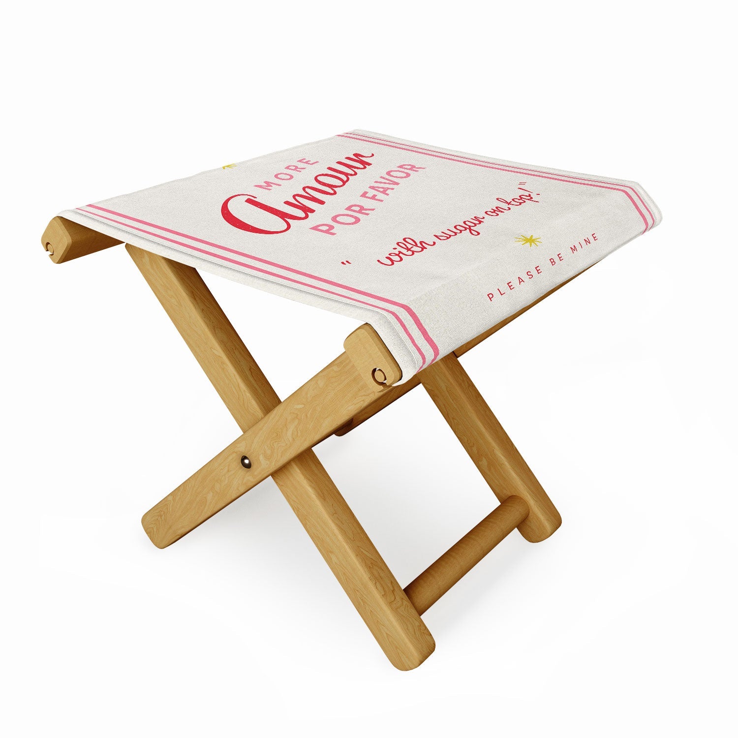 DENY Designs More Amour Folding Stool