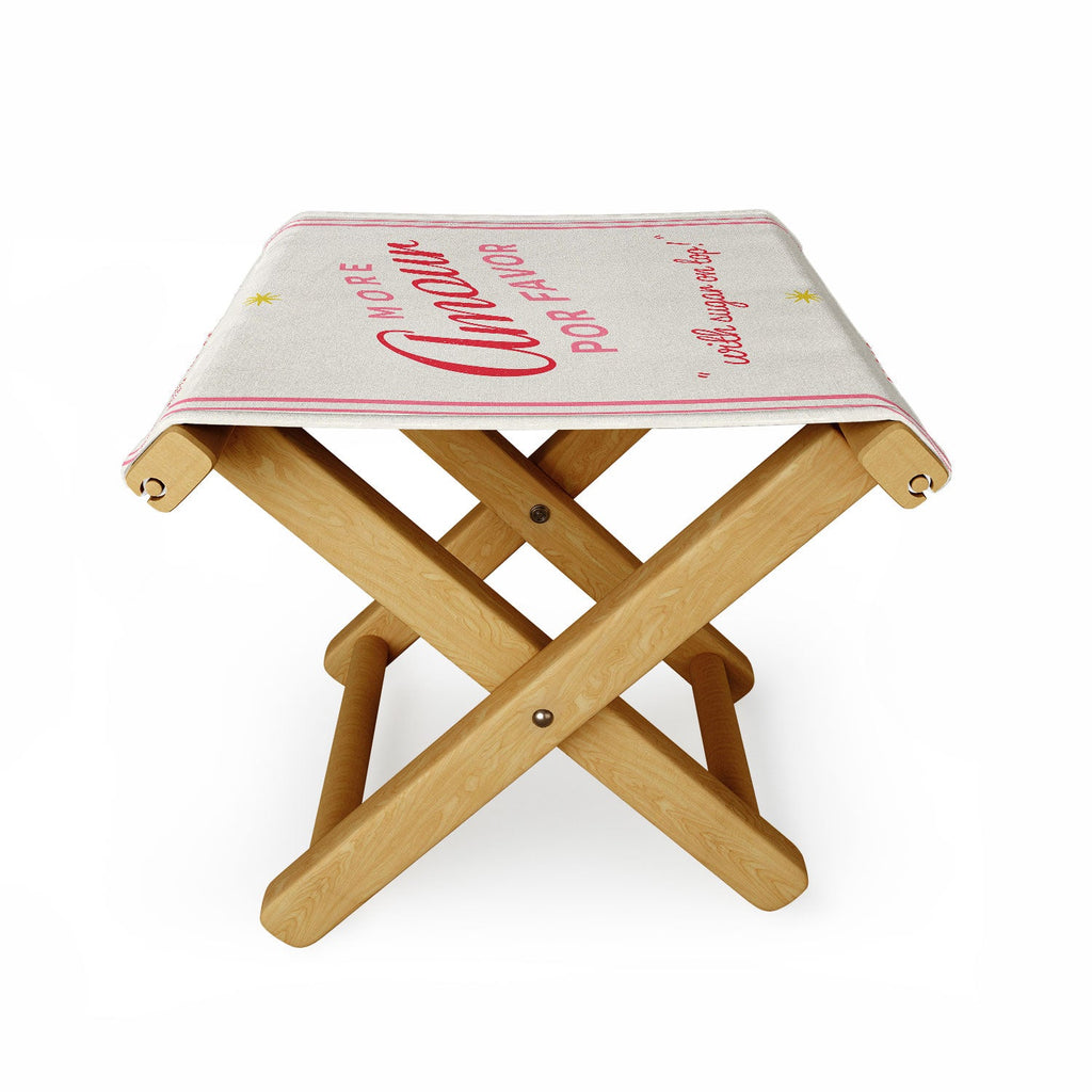 DENY Designs More Amour Folding Stool