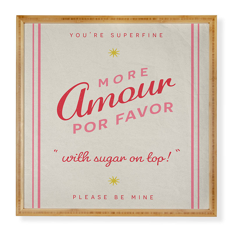 DENY Designs More Amour Framed Wall Art