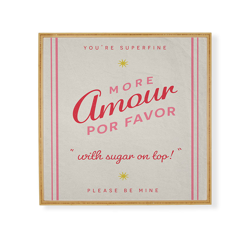 DENY Designs More Amour Framed Wall Art