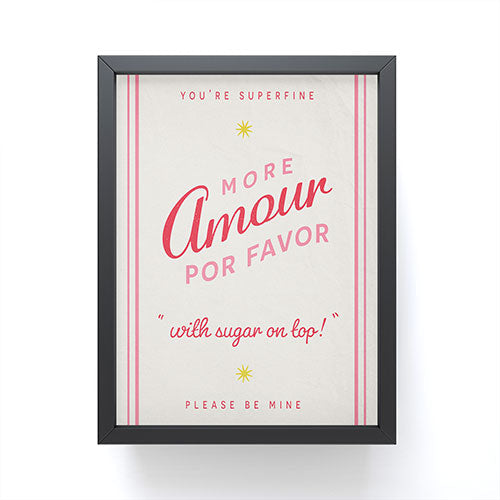 DENY Designs More Amour Framed Mini Art Print