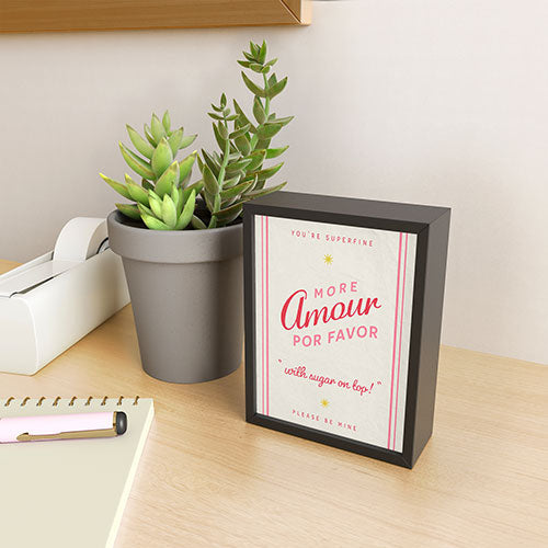 DENY Designs More Amour Framed Mini Art Print