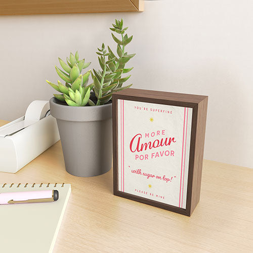 DENY Designs More Amour Framed Mini Art Print