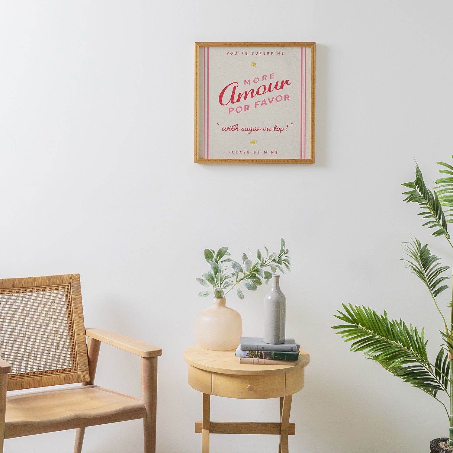 DENY Designs More Amour Framed Wall Art