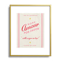 DENY Designs More Amour Metal Framed Art Print