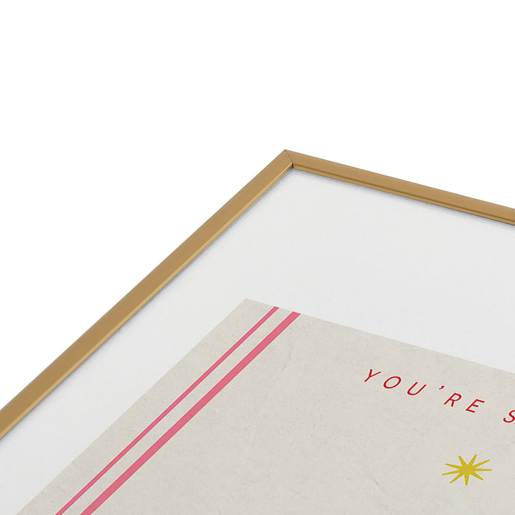 DENY Designs More Amour Metal Framed Art Print
