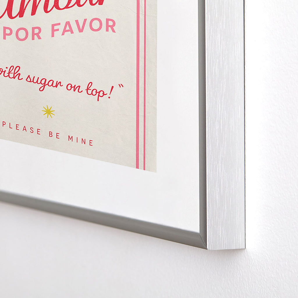 DENY Designs More Amour Metal Framed Art Print