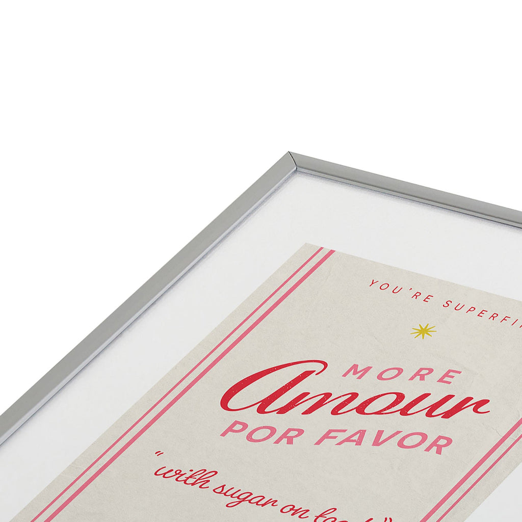 DENY Designs More Amour Metal Framed Art Print