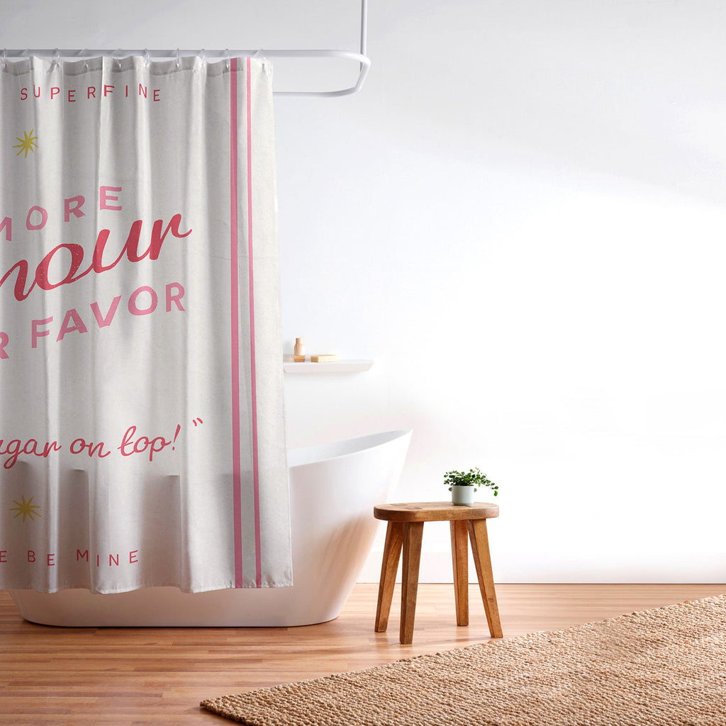 DENY Designs More Amour Shower Curtain