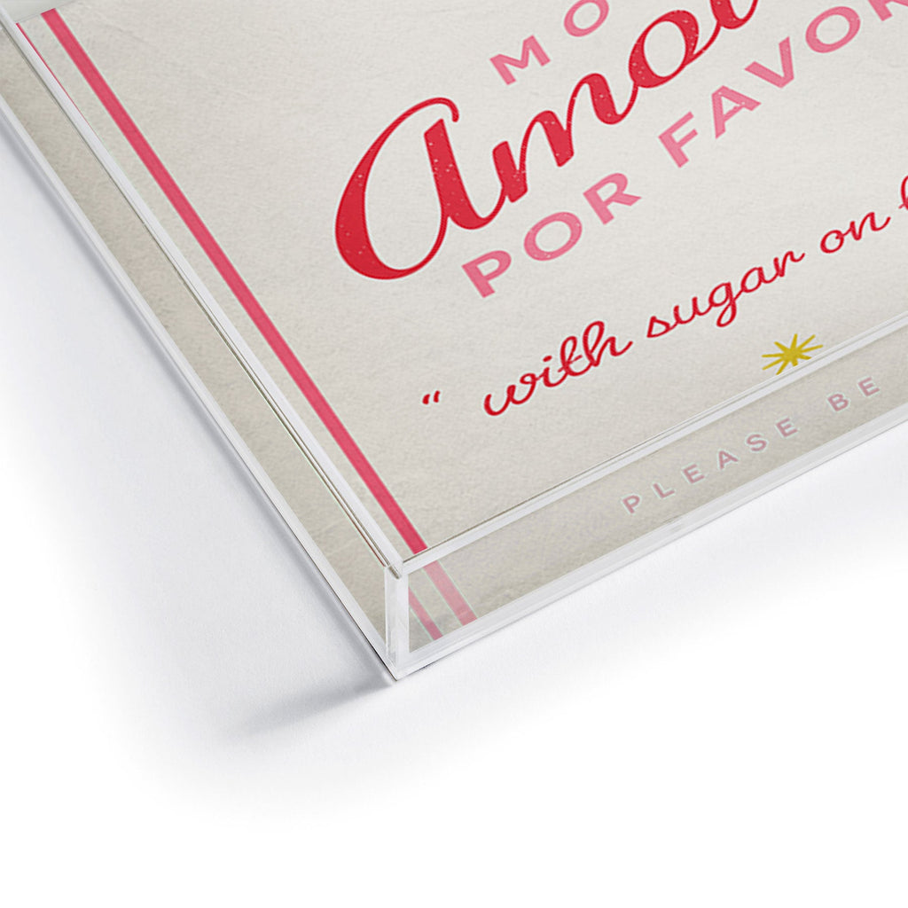 DENY Designs More Amour Acrylic Tray