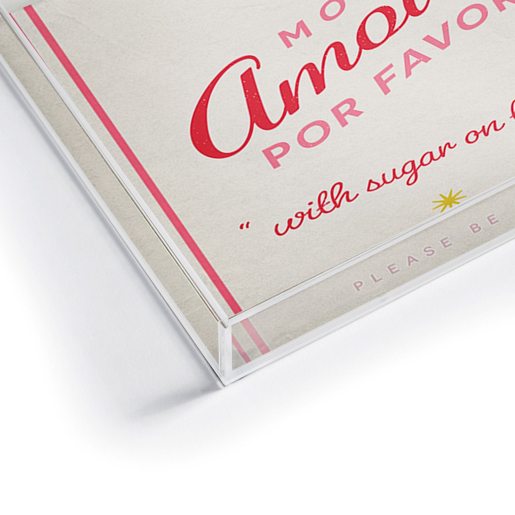 DENY Designs More Amour Acrylic Tray
