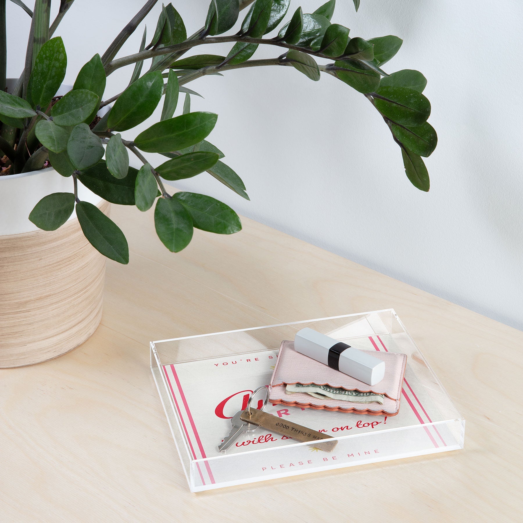 DENY Designs More Amour Acrylic Tray