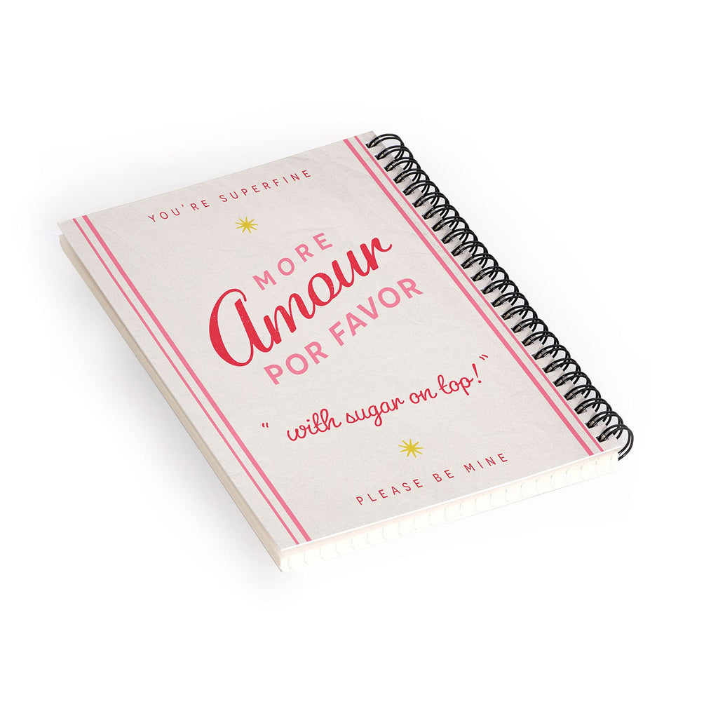 DENY Designs More Amour Spiral Notebook