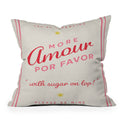DENY Designs More Amour Outdoor Throw Pillow