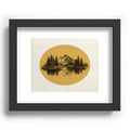 DENY Designs mountain vignette Recessed Framing Rectangle