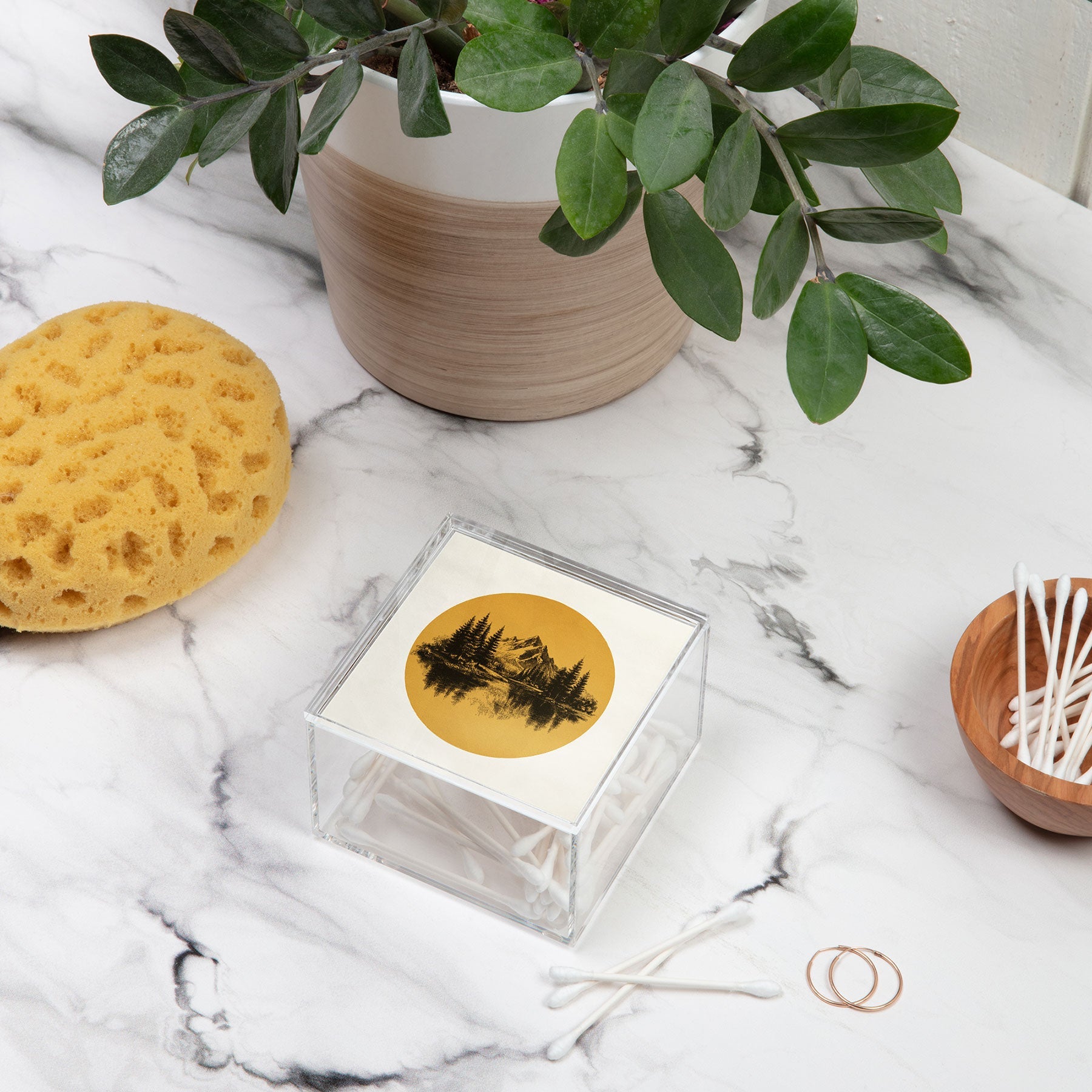 DENY Designs mountain vignette Acrylic Box