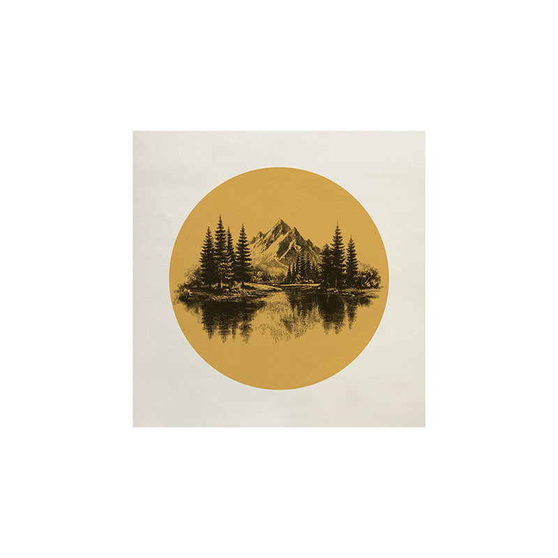 DENY Designs mountain vignette Art Print