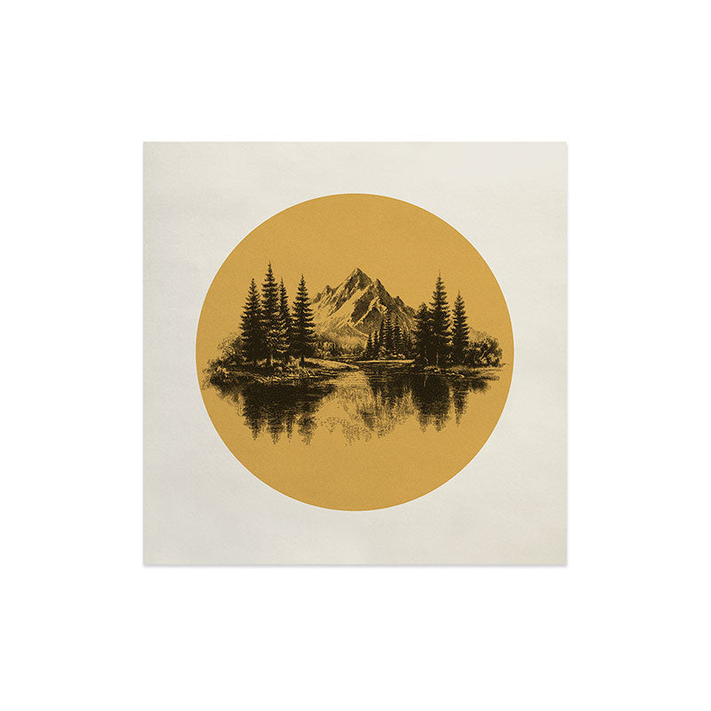 DENY Designs mountain vignette Art Print