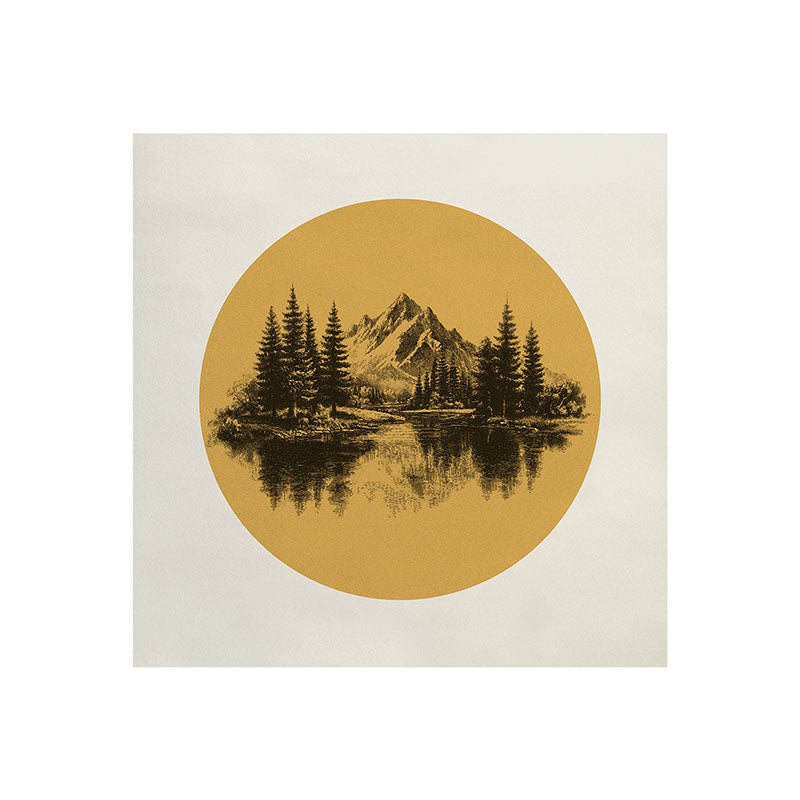 DENY Designs mountain vignette Art Print
