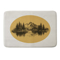 DENY Designs mountain vignette Memory Foam Bath Mat