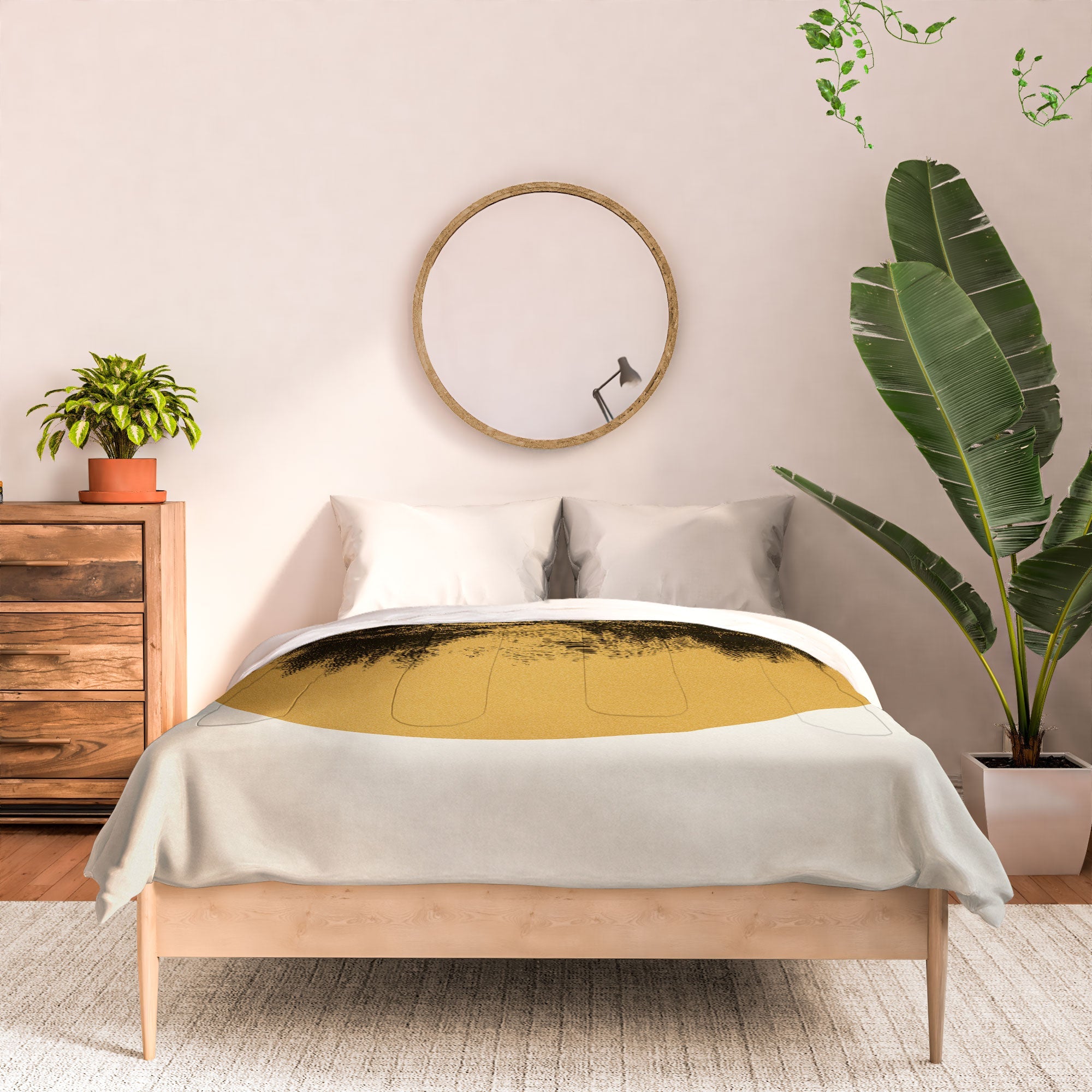 DENY Designs mountain vignette Comforter
