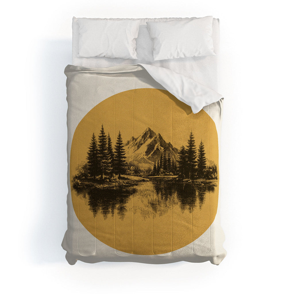 DENY Designs mountain vignette Comforter