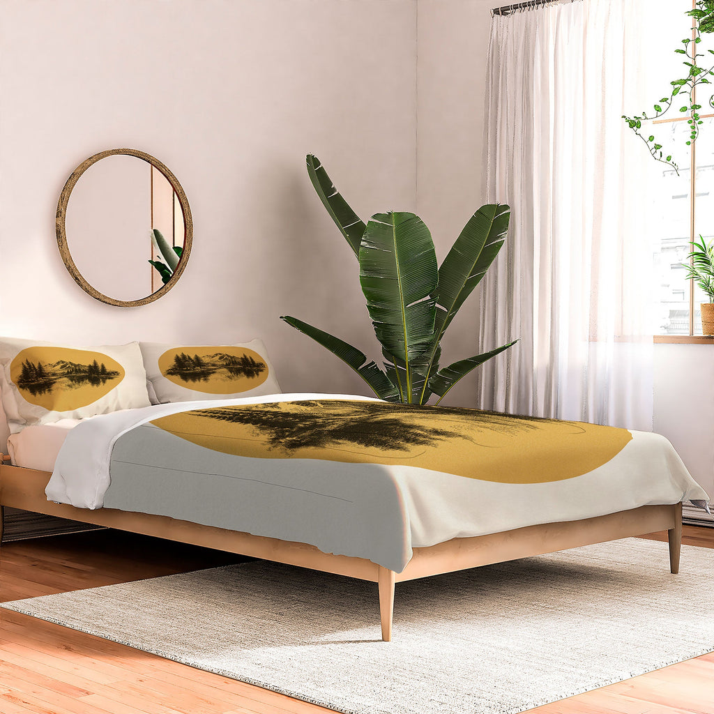 DENY Designs mountain vignette Comforter