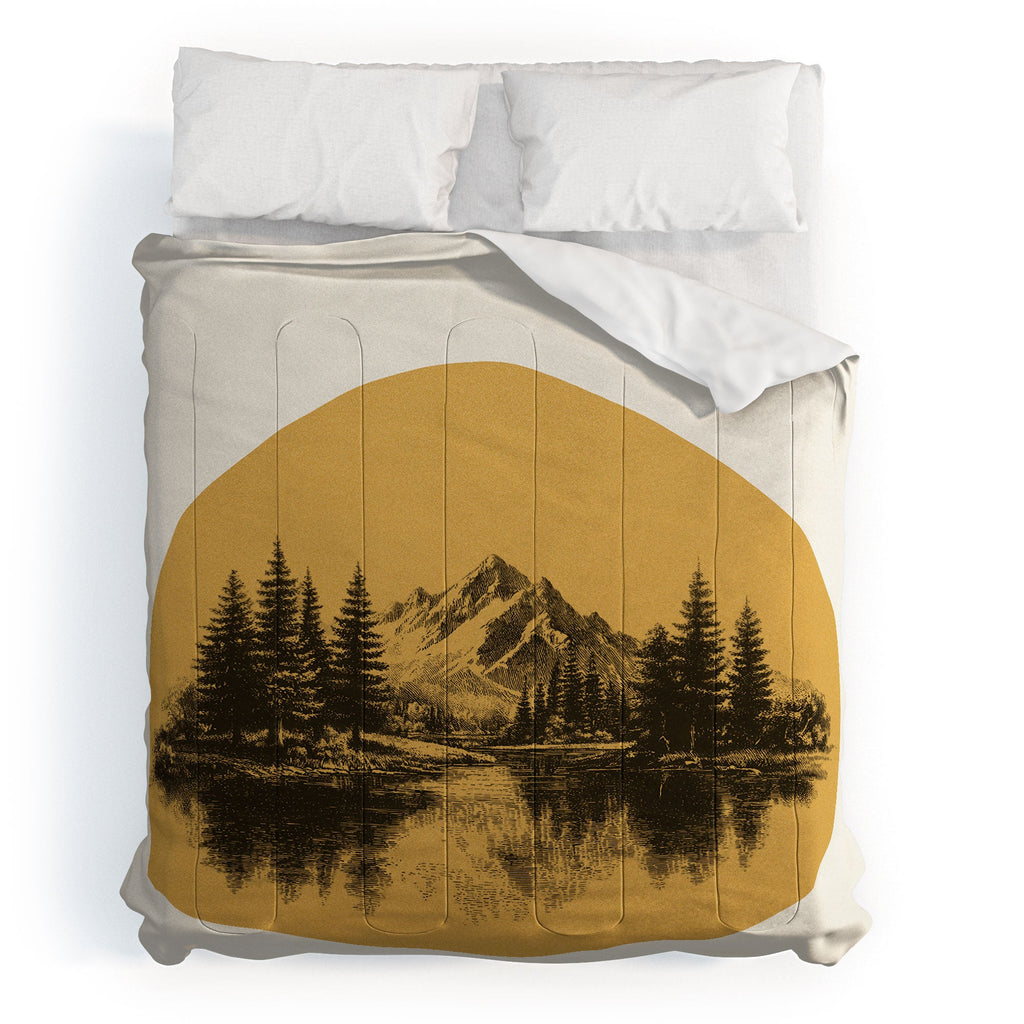 DENY Designs mountain vignette Comforter