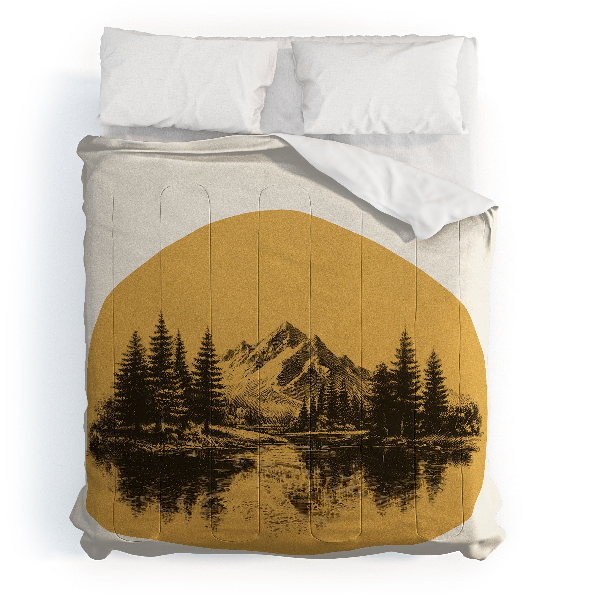 DENY Designs mountain vignette Comforter