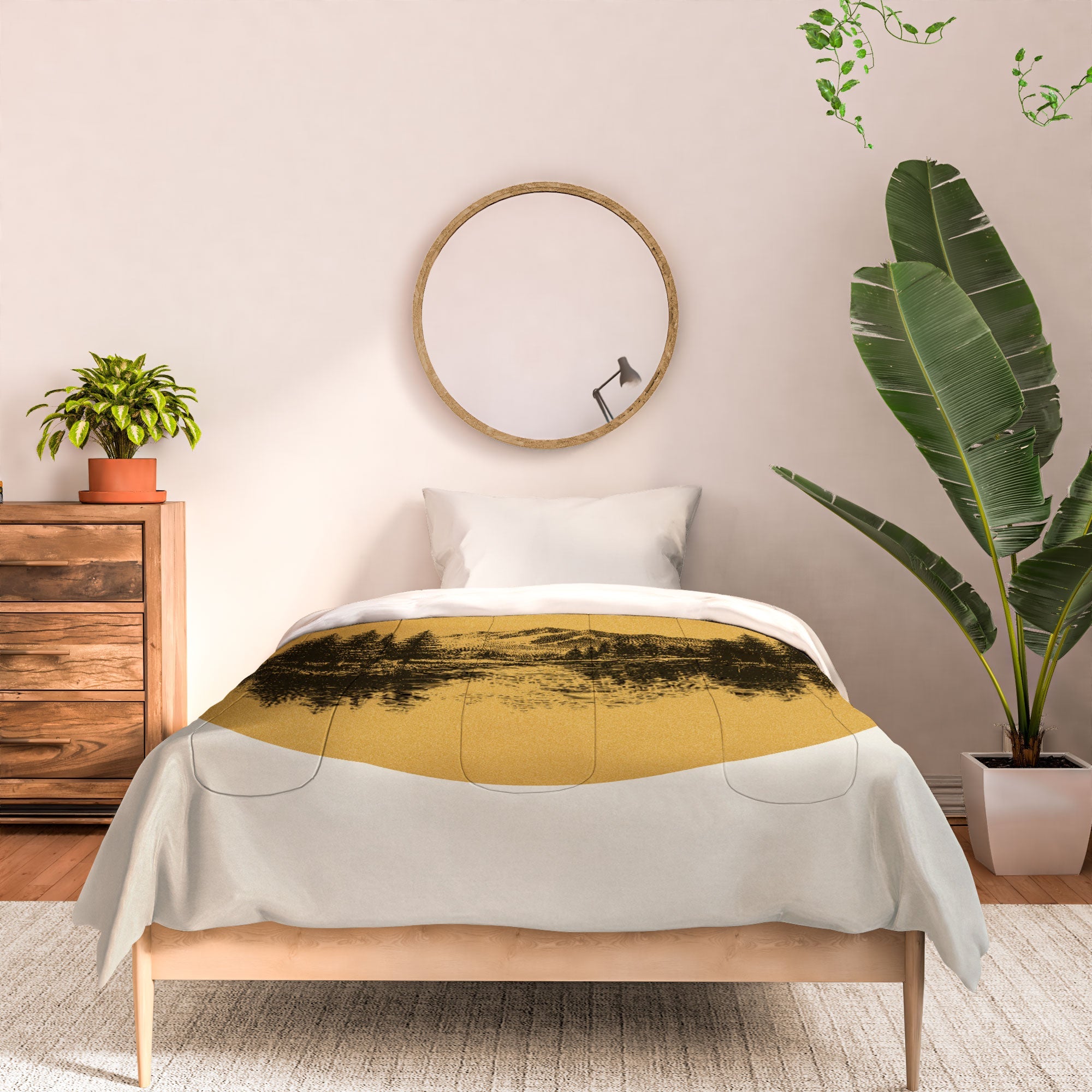 DENY Designs mountain vignette Comforter