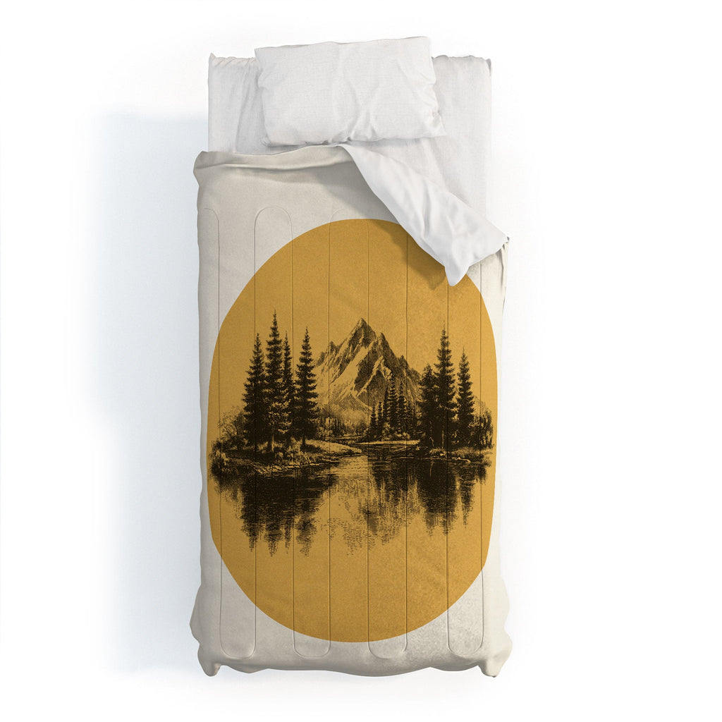 DENY Designs mountain vignette Comforter