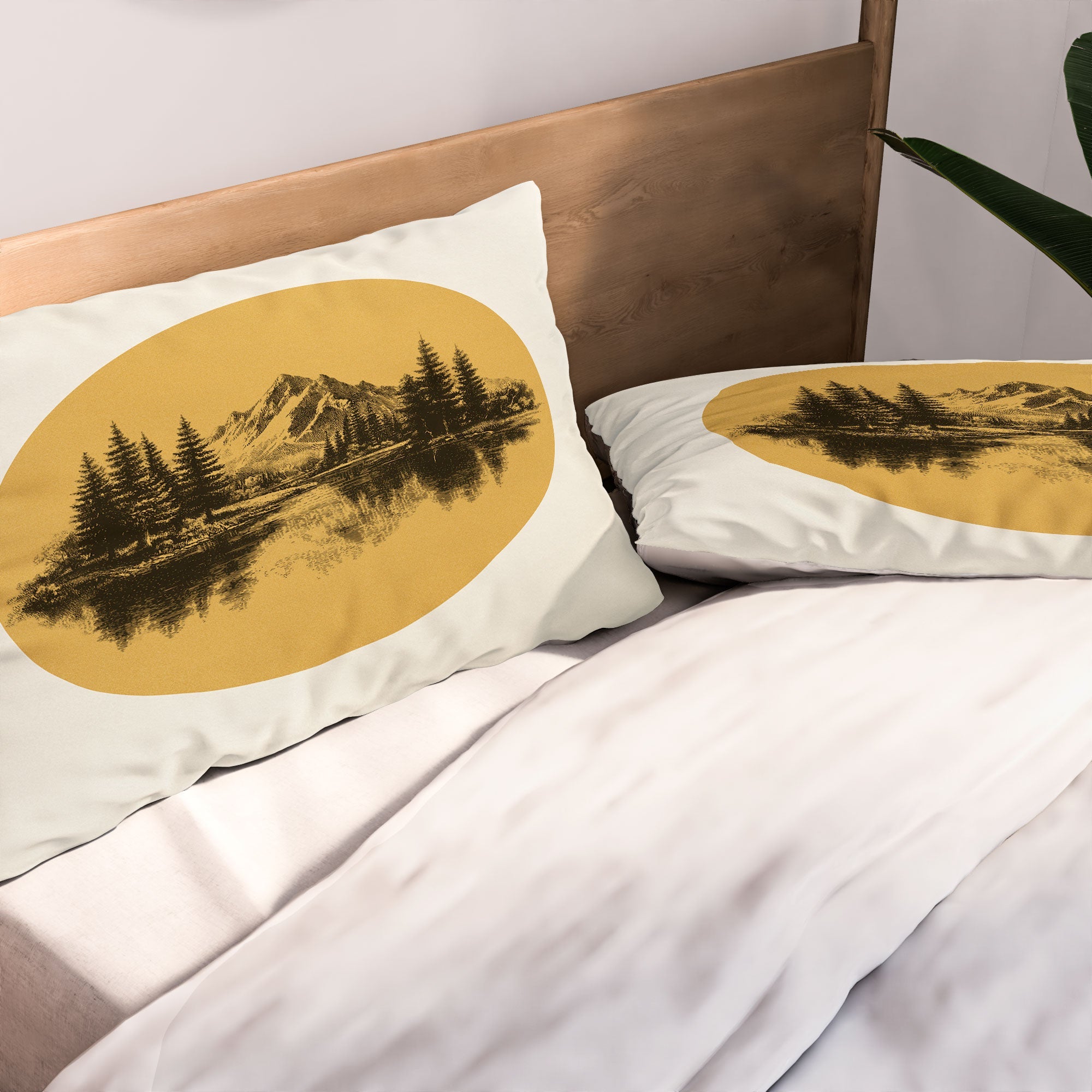 DENY Designs mountain vignette Pillow Shams