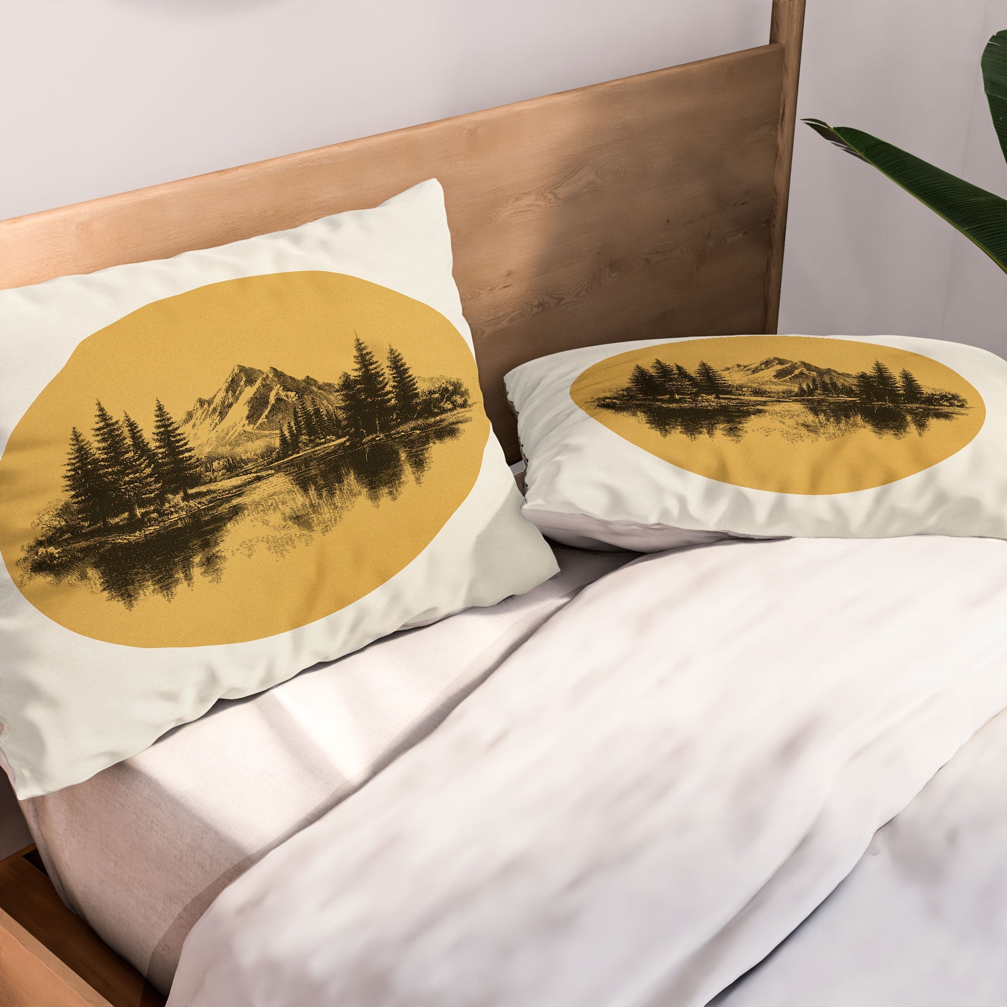 DENY Designs mountain vignette Pillow Shams