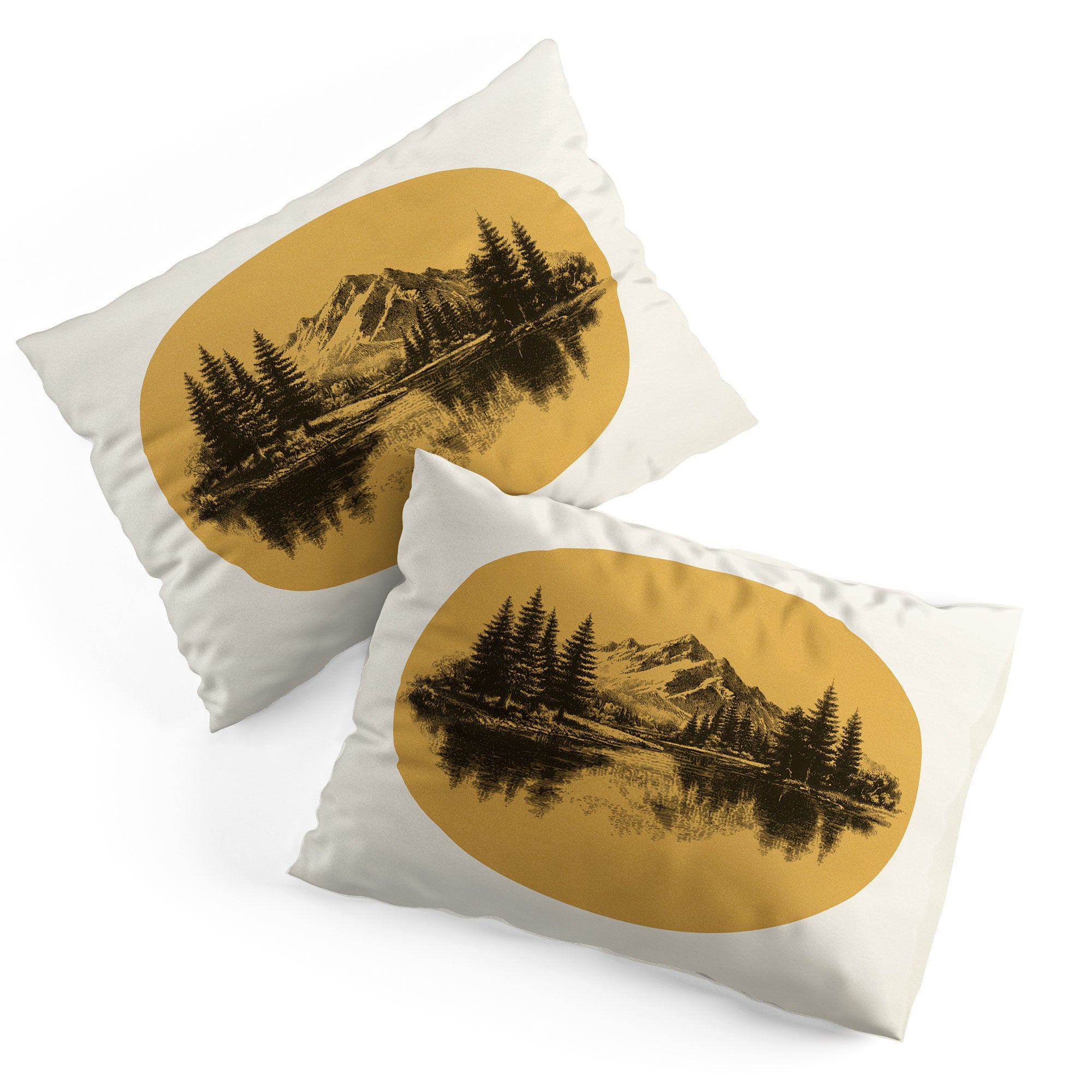DENY Designs mountain vignette Pillow Shams