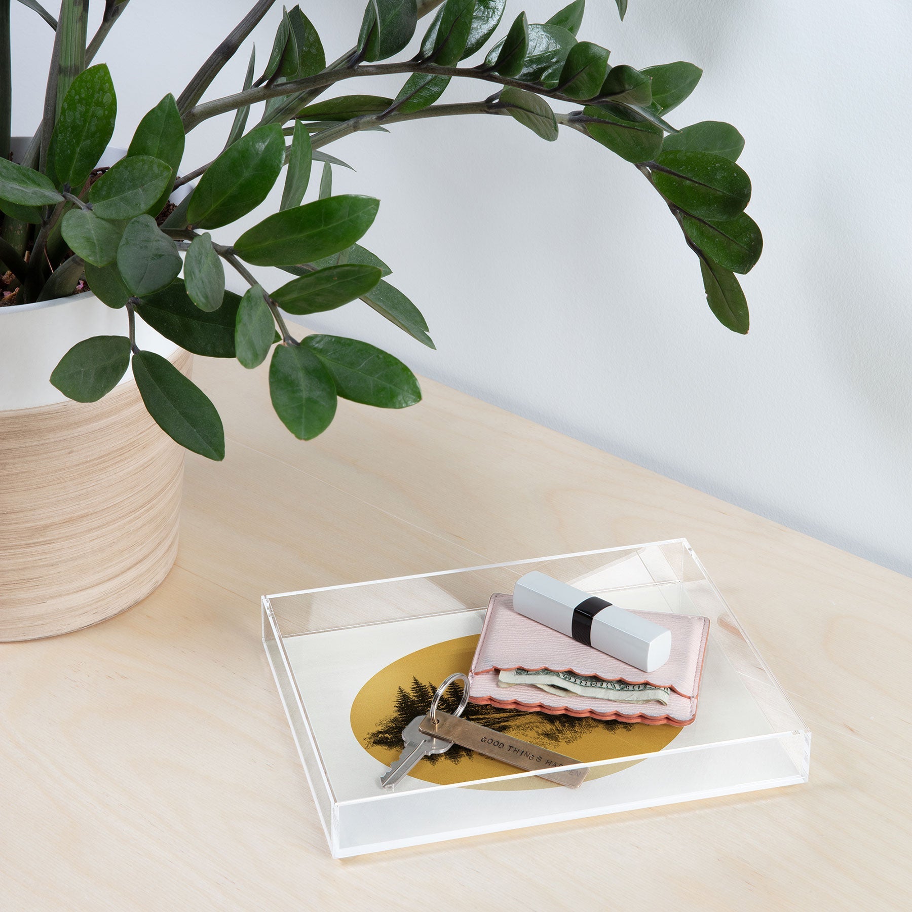 DENY Designs mountain vignette Acrylic Tray