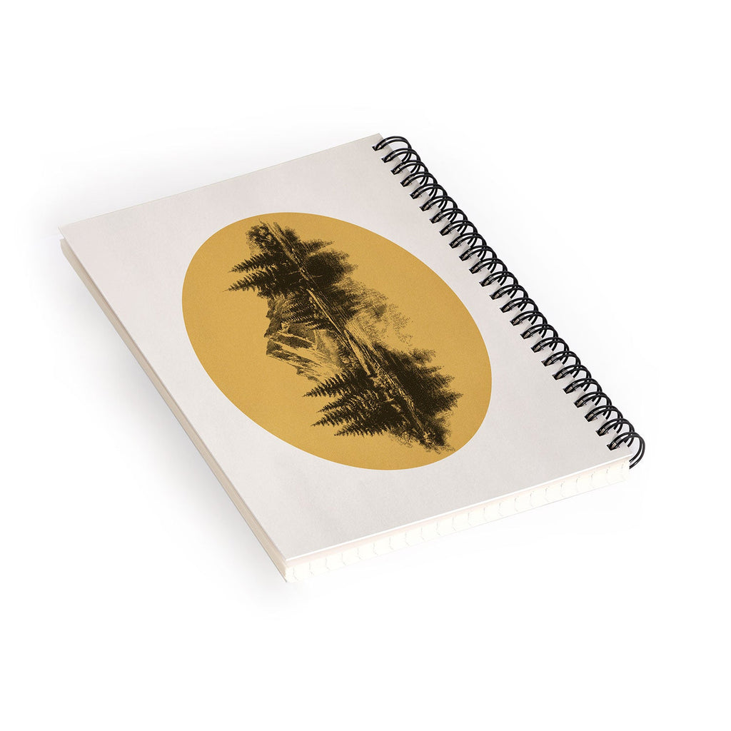 DENY Designs mountain vignette Spiral Notebook