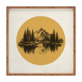 DENY Designs mountain vignette Square Tray