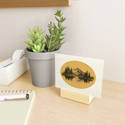 DENY Designs mountain vignette Mini Art Print