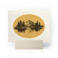 DENY Designs mountain vignette Mini Art Print