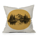 DENY Designs mountain vignette Outdoor Throw Pillow