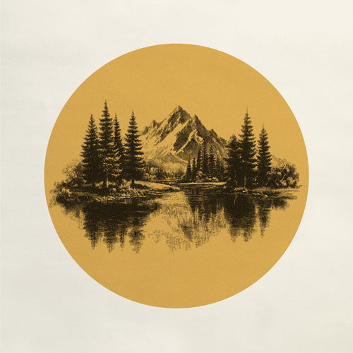 DENY Designs mountain vignette Shower Curtain