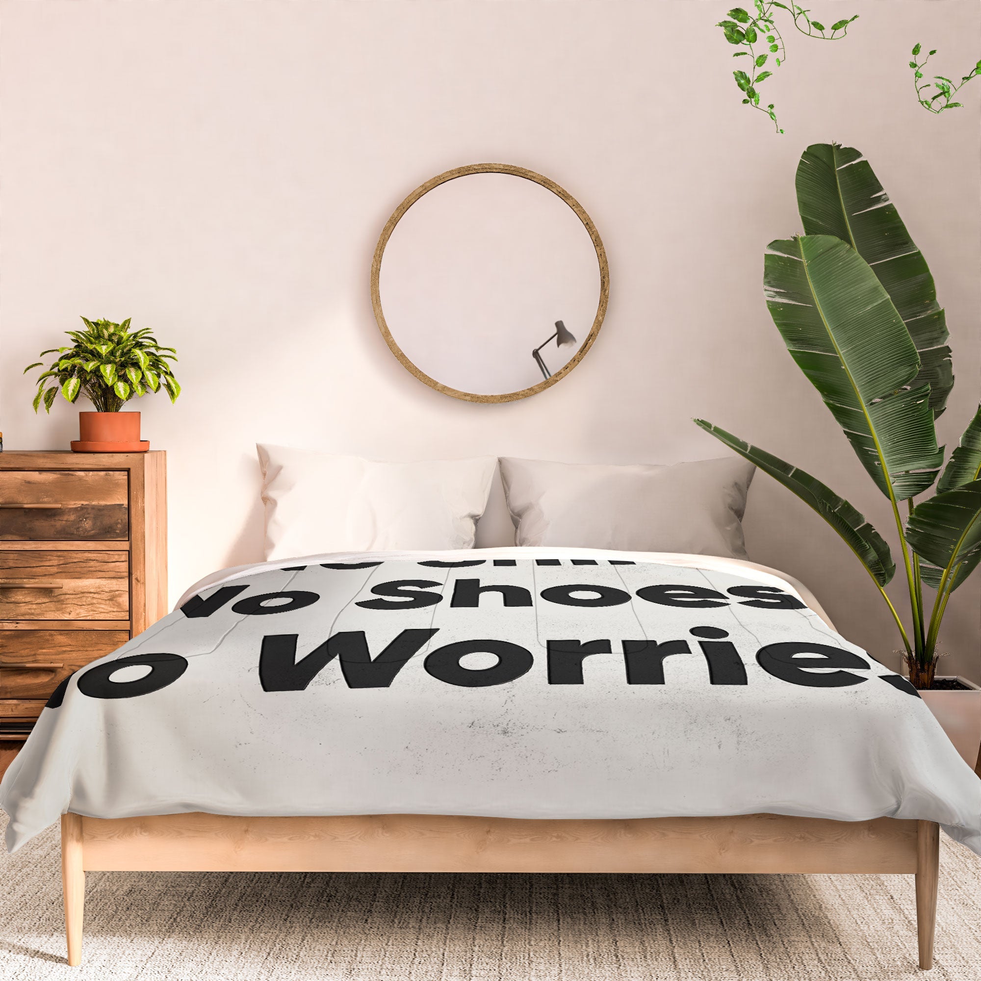 DENY Designs no shirt no shoes no worries Comforter