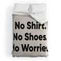 DENY Designs no shirt no shoes no worries Comforter