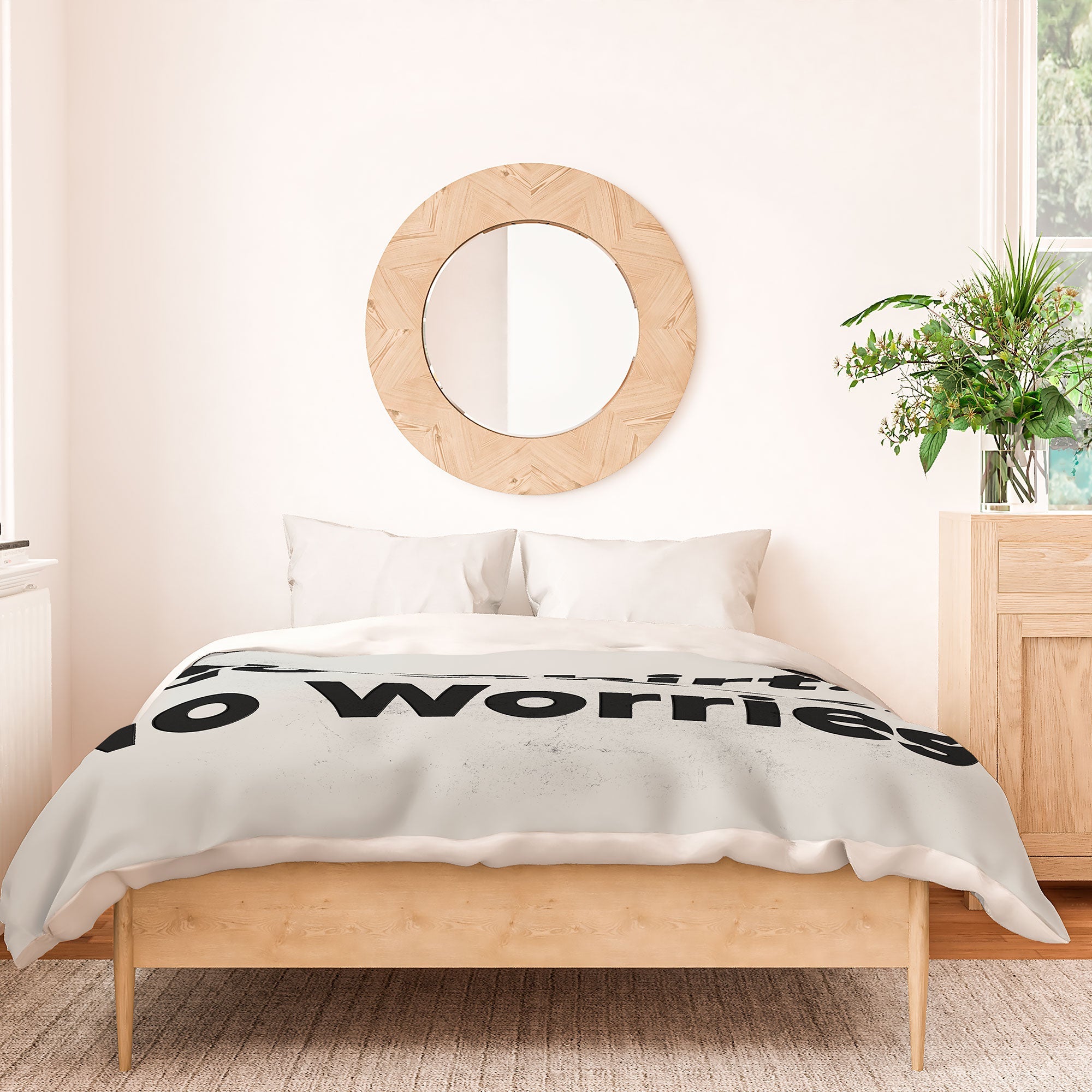 DENY Designs no shirt no shoes no worries Duvet Cover