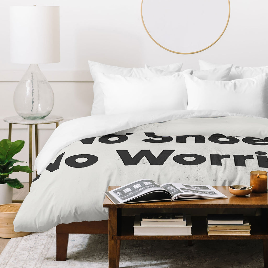 DENY Designs no shirt no shoes no worries Duvet Cover